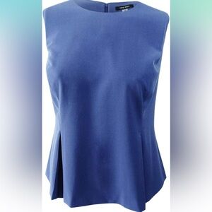 Nine West Pleated Peplum Top 18w